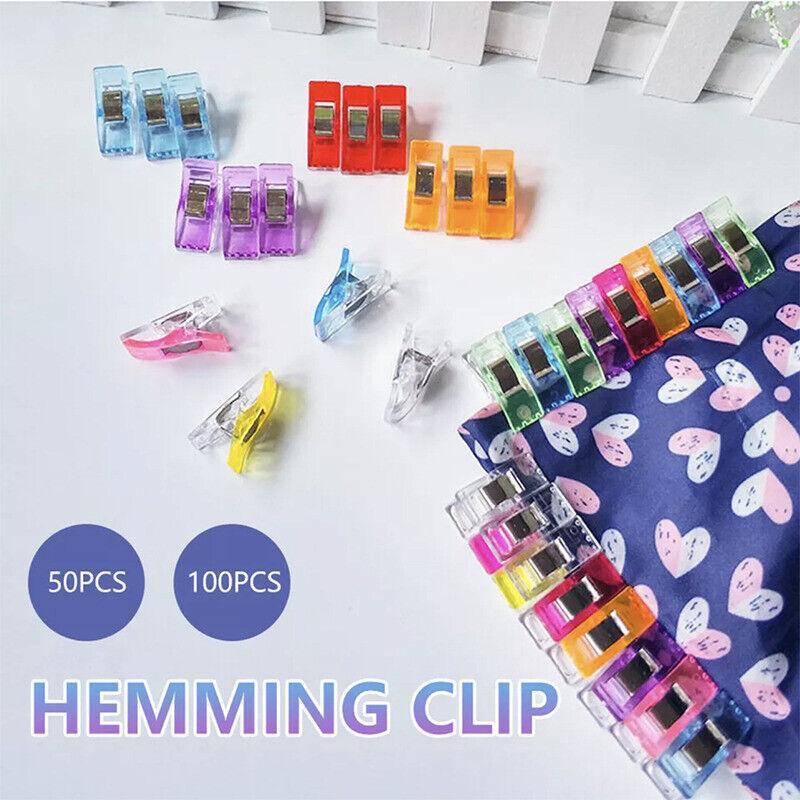 50Pcs Sewing Quilting Clips Clear