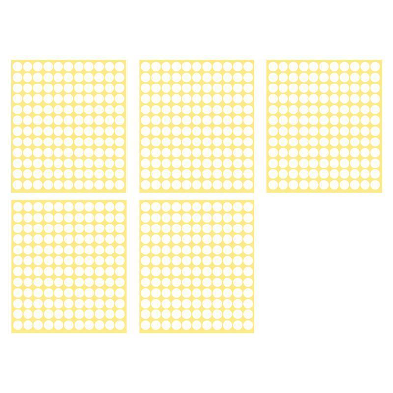 13mm White Sticker Dots 132 Dots 5 Sheets - Image 10