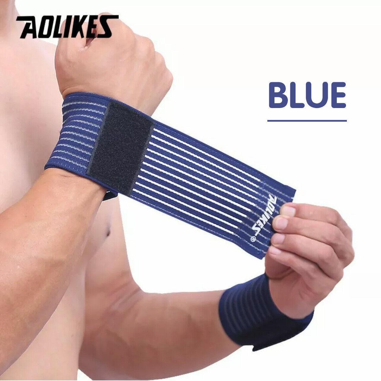 Aolikes Wrist Brace Black Blue - Image 4