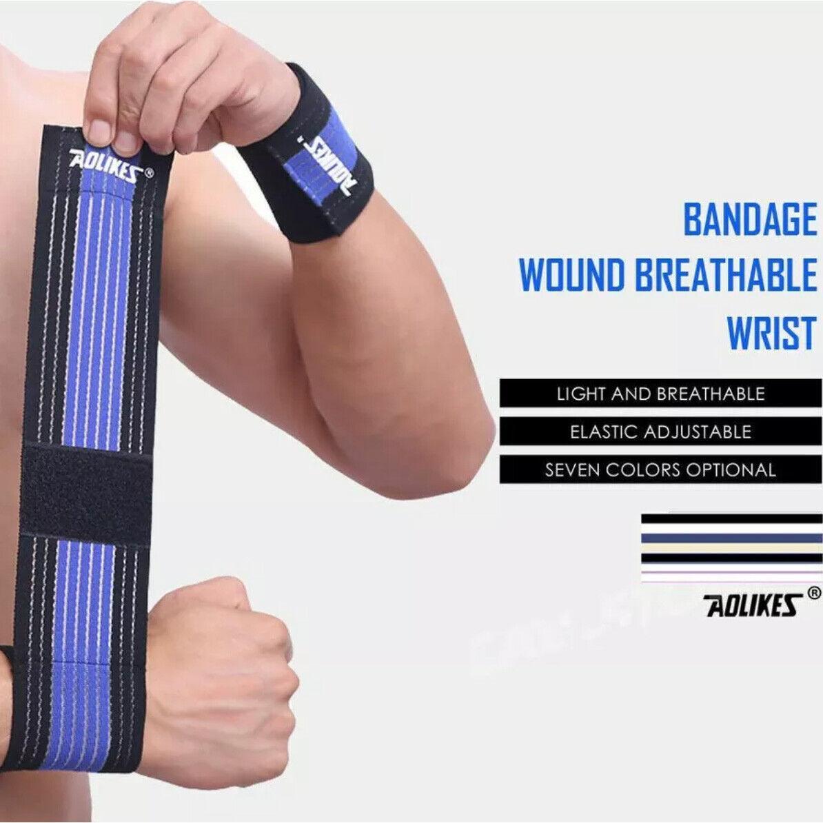 Aolikes Wrist Brace Black Blue - Image 5