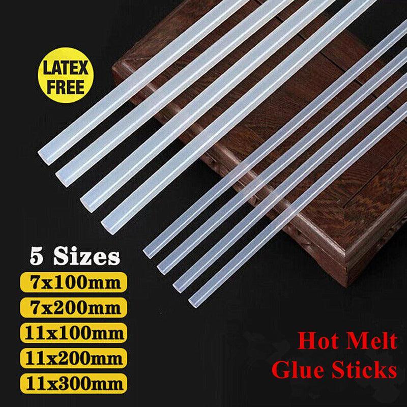 Clear Hot Melt Glue Sticks 11mm x 100mm 10pcs
