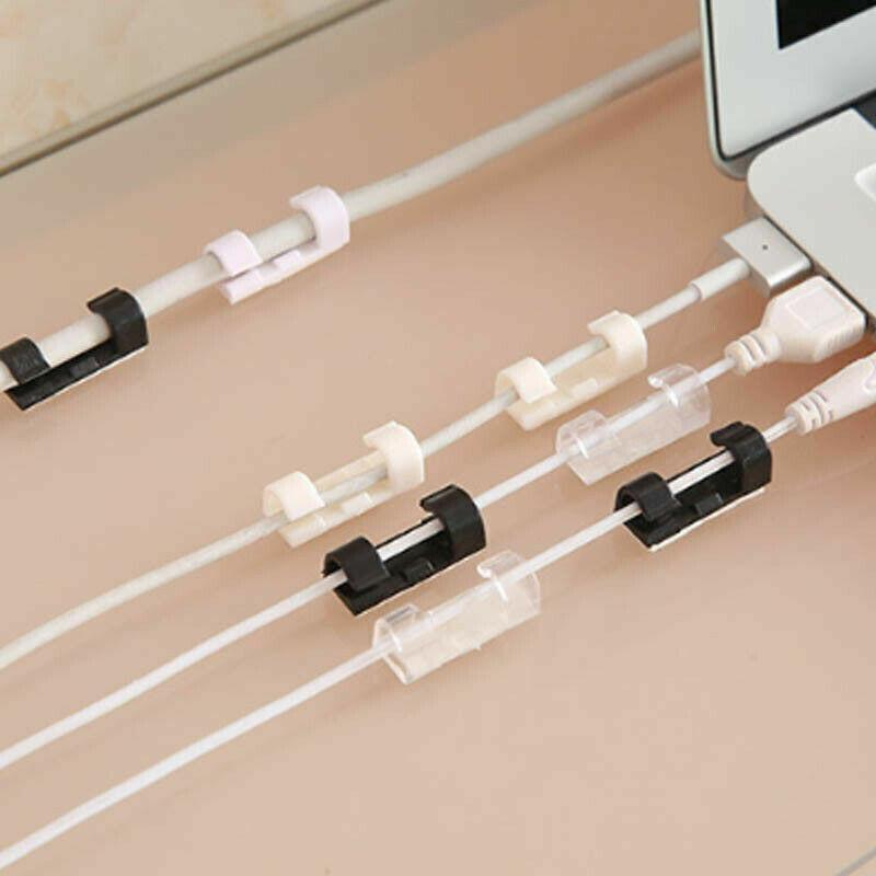 20PCS Cable Clips Transparent M Size - Image 4
