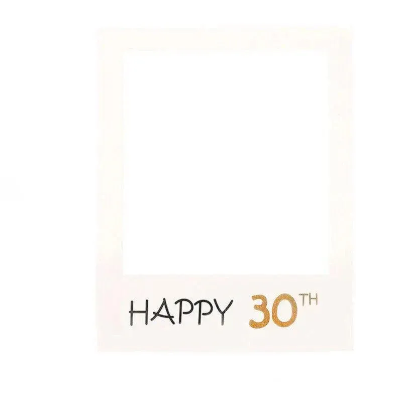 Photo Booth Props - Happy 30TH