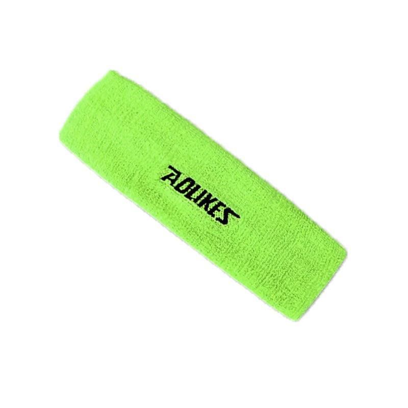Aolikes Sweatband Cotton Gym Yoga - Green