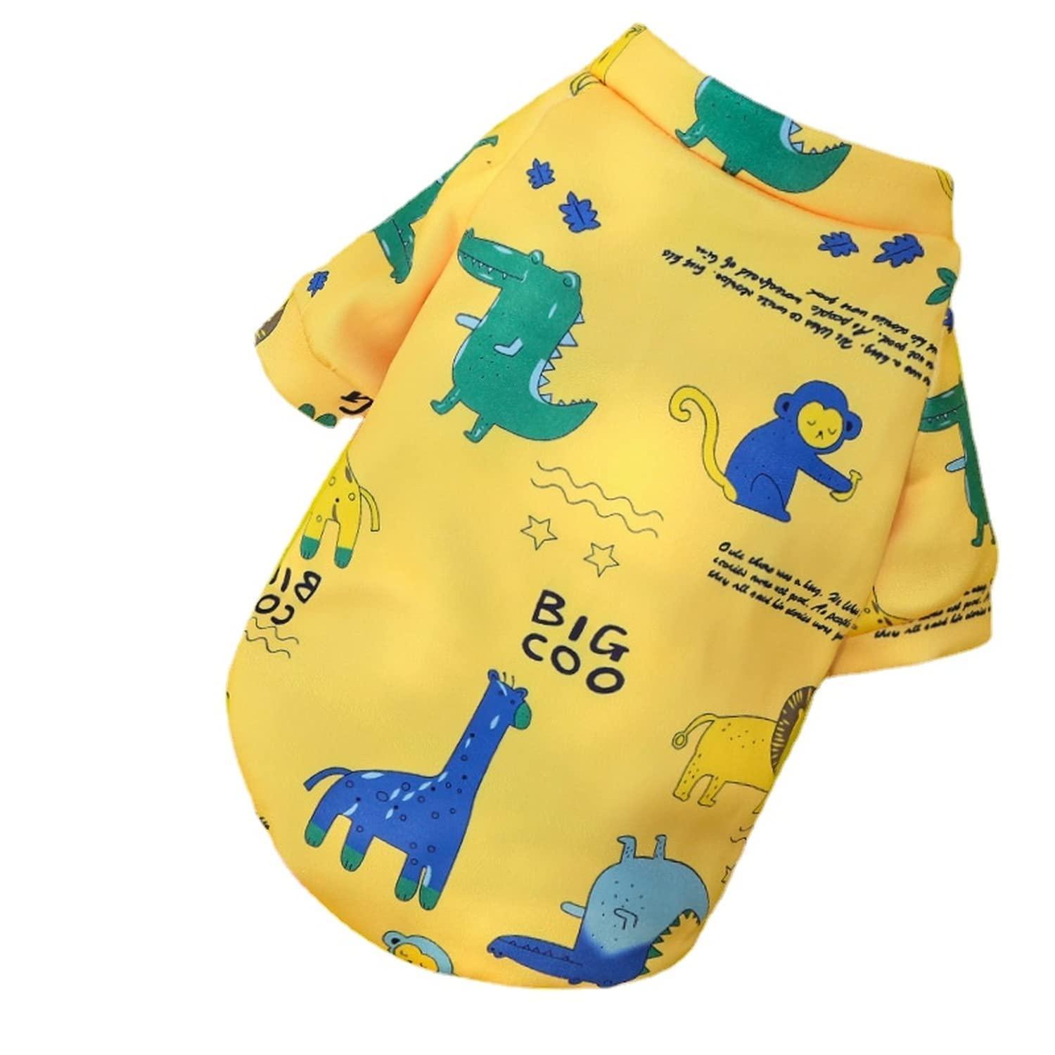 Pet Jumper Yellow Giraffe XS Knitted - Image 14