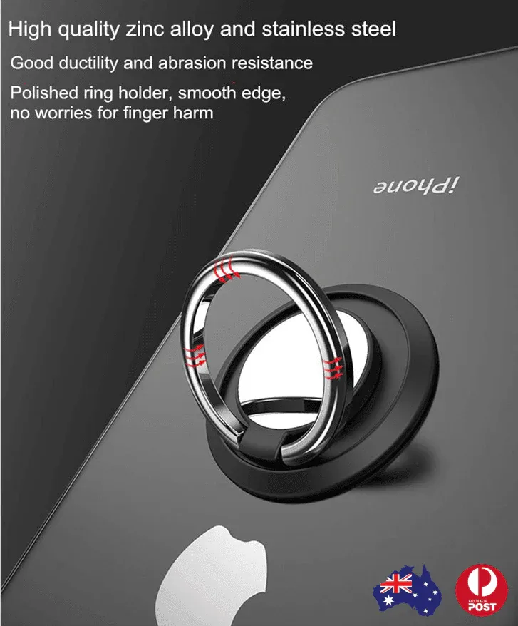 Iring Phone Ring Holder Car Mount - E Red - Image 13
