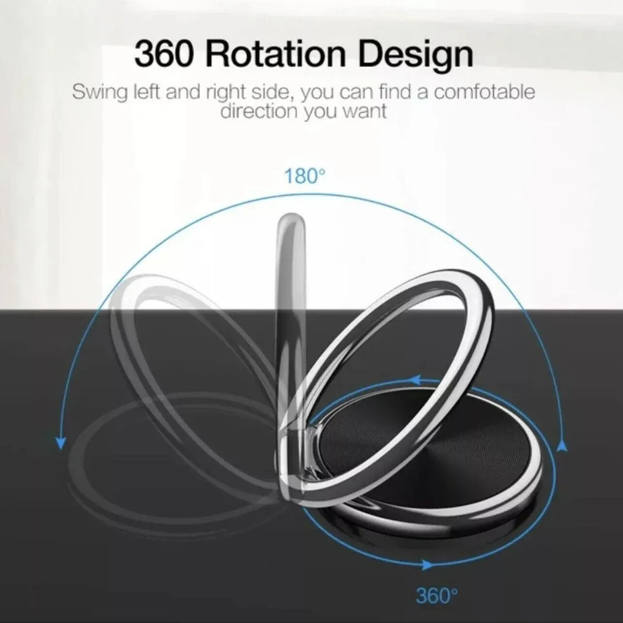 Iring Phone Ring Holder Car Mount - E Red - Image 14