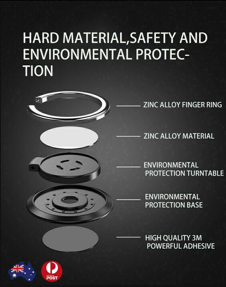 Iring Phone Ring Holder Car Mount - E Silver - Image 11