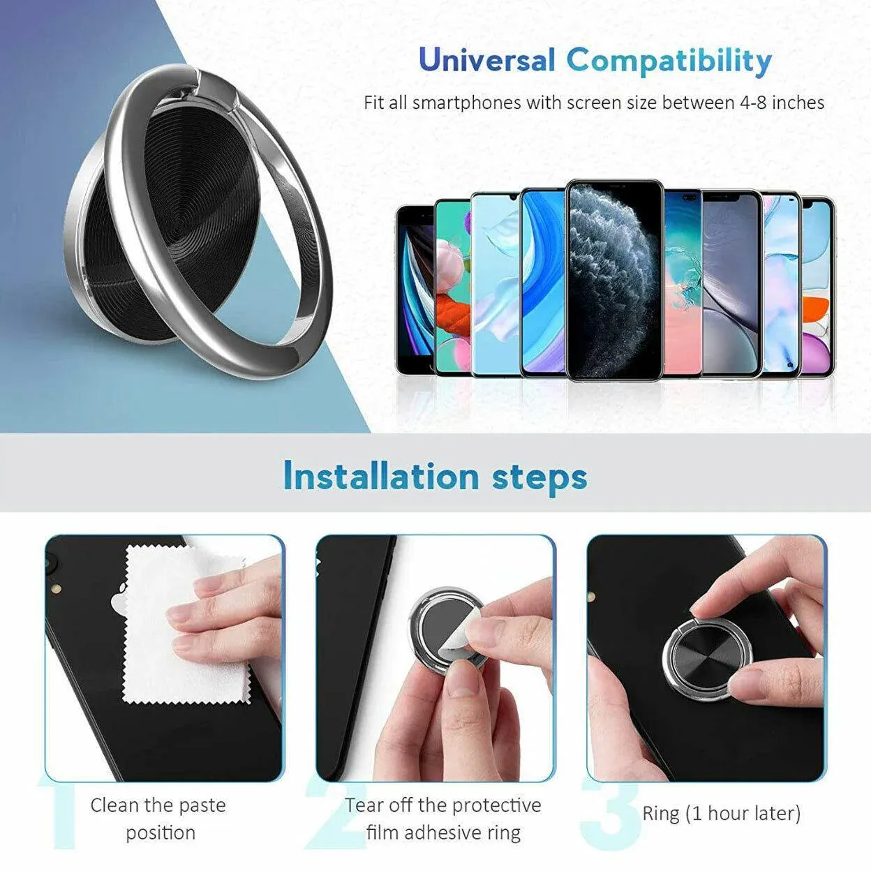 Iring Phone Ring Holder Car Mount - F Gold - Image 9