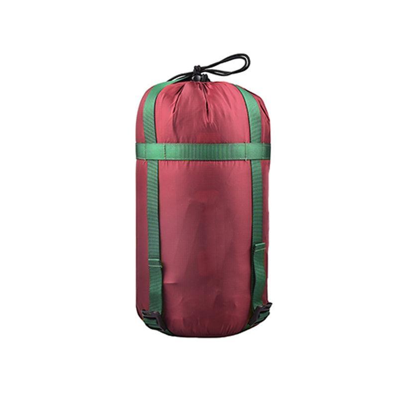 Camping Sleeping Bag Compression Sack Wine Red - Image 6