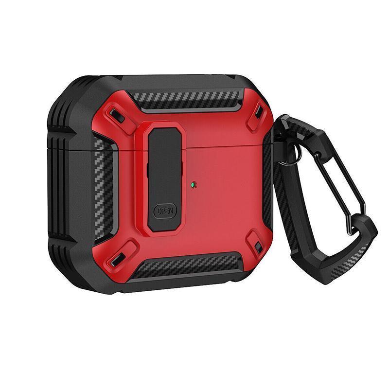 Apple AirPods Pro Case Armor Shockproof Black Green - Image 12