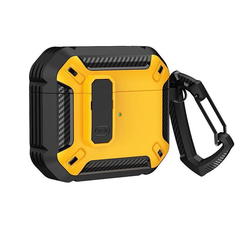 Apple AirPods Pro Case Armor Shockproof Black Green - Image 13