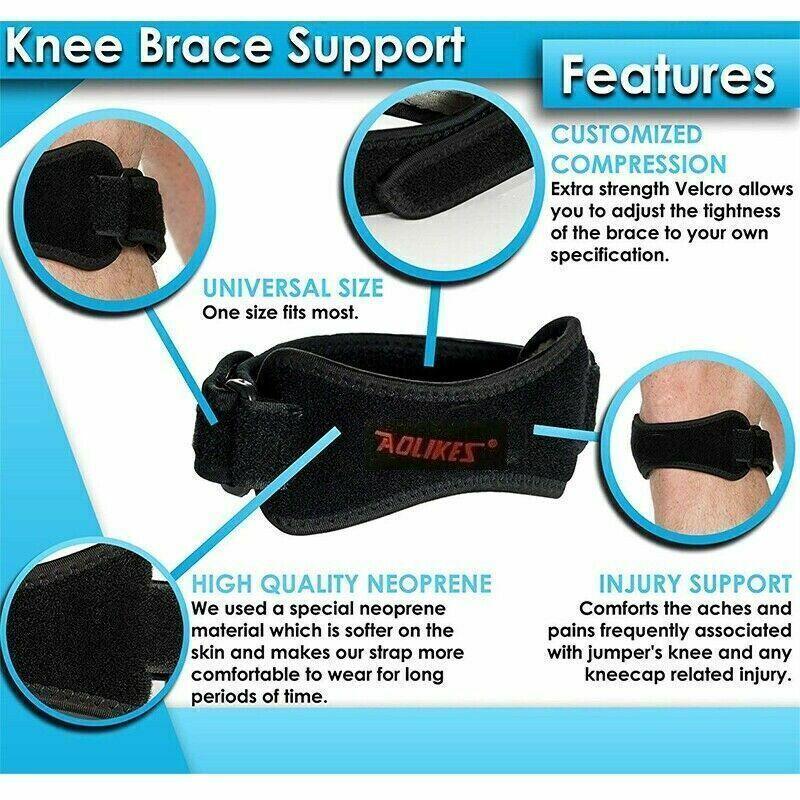 Aolikes Knee Strap Patella Black - Image 3