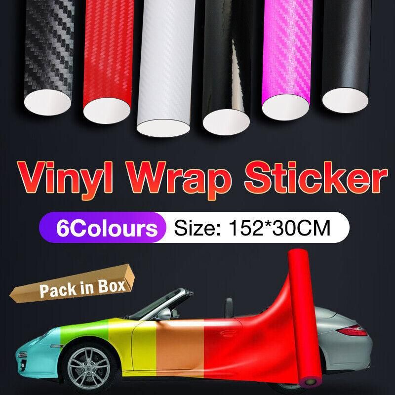 Car Vinyl Wrap Red Carbon Fiber 152x30cm - Image 2