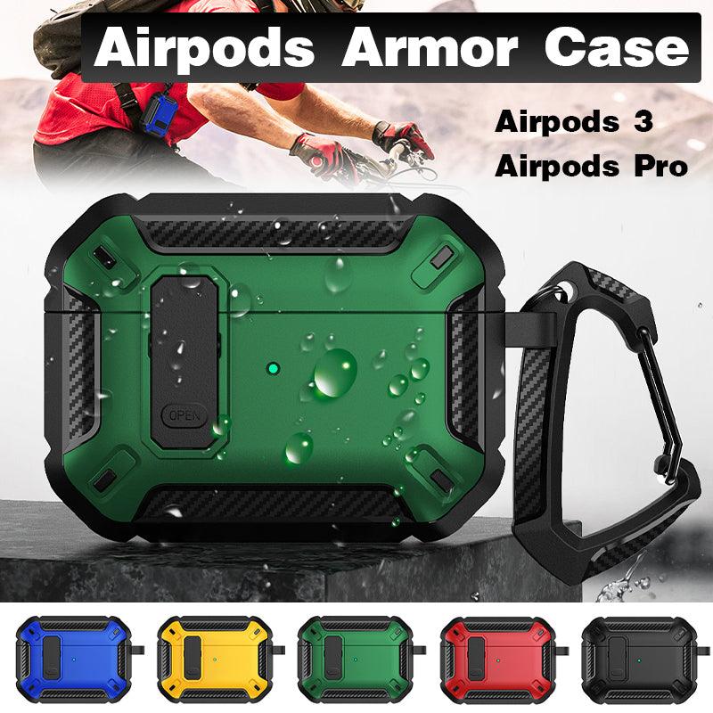 Apple AirPods 3 Case Armor Shockproof Black Blue