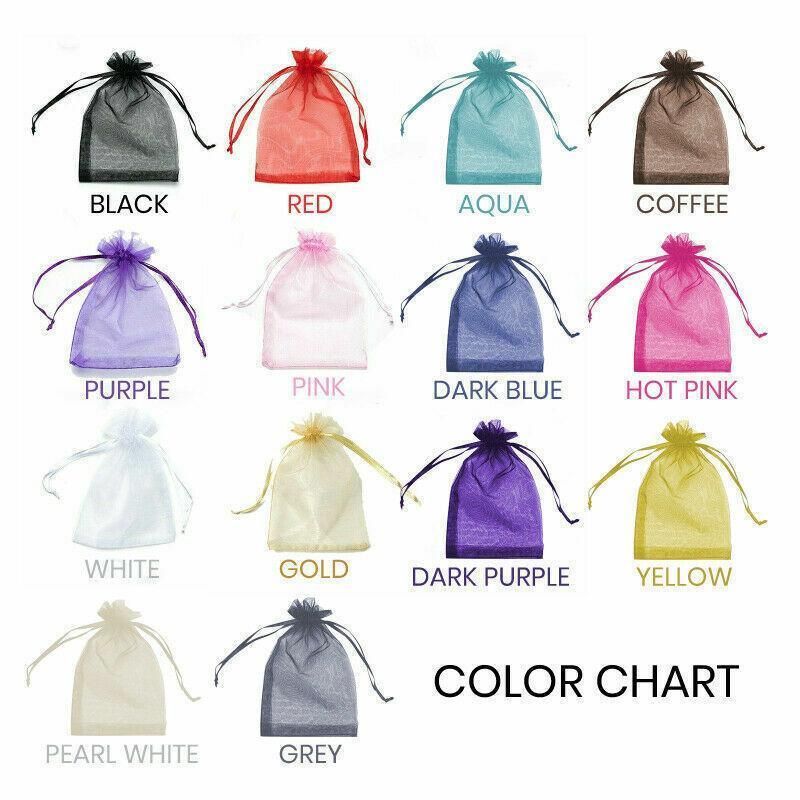 50PCS Organza Bag Fruit Green - Image 9
