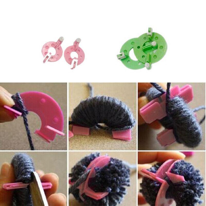 8Pcs Pompom Maker Kit 4 Sizes - Image 4