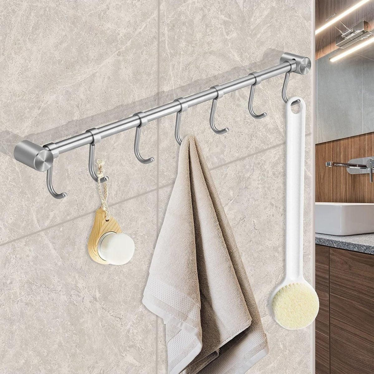 2PCS 304 Stainless Steel Bathroom Towel Hook - Image 9