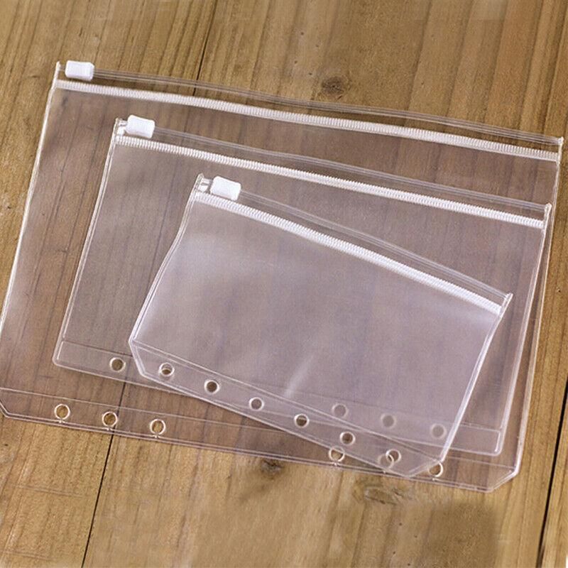 12X A5 A6 A7 Binder Pocket Zipper Clear A7 - Image 6