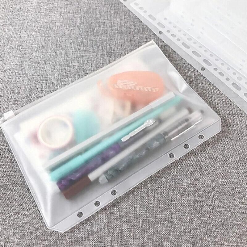 12X A5 A6 A7 Binder Pocket Zipper Clear A7 - Image 11