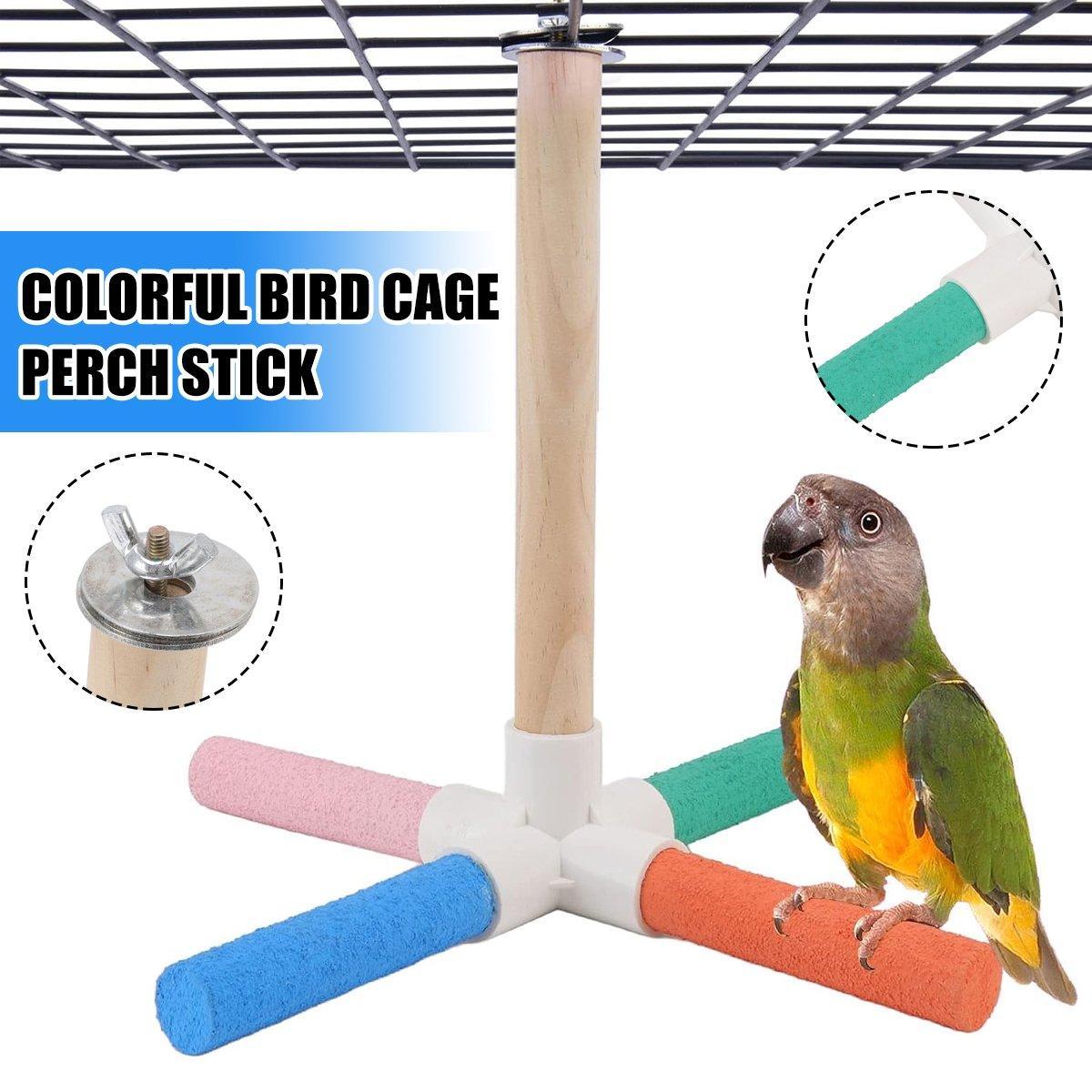 Parrot Toy Bird Stand Umbrella Perch