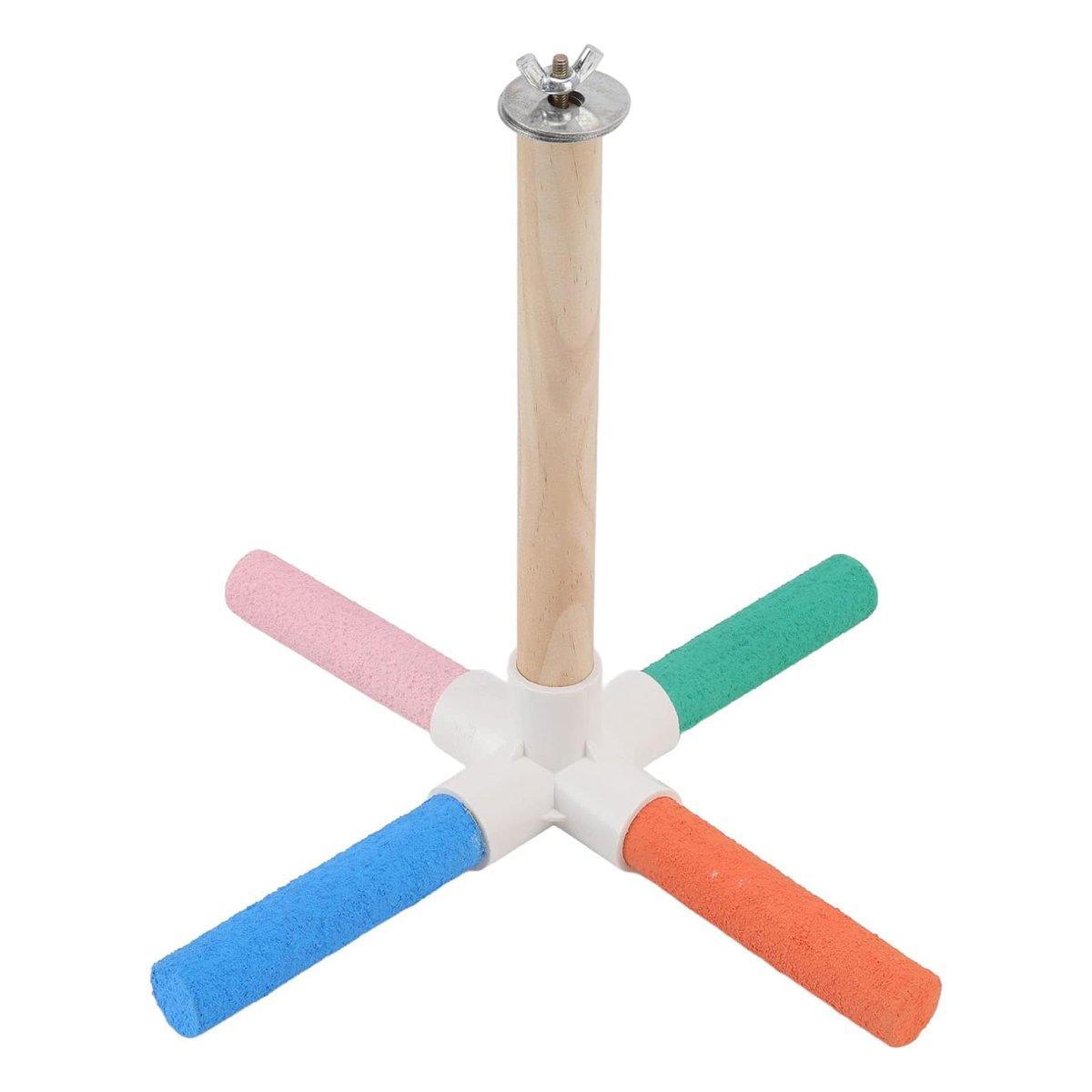 Parrot Toy Bird Stand Umbrella Perch - Image 2