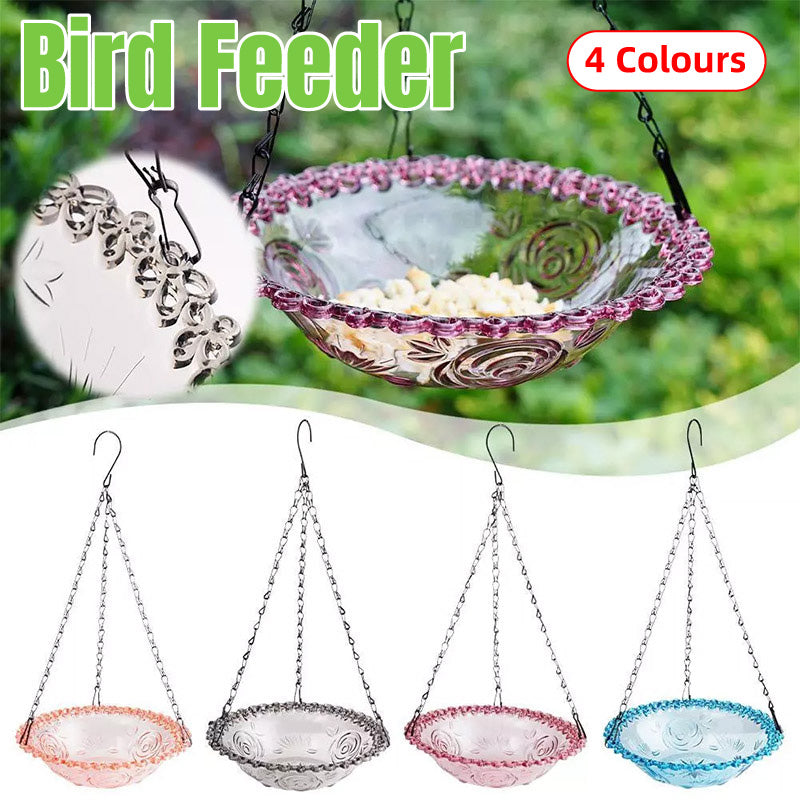 Balcony Bird Feeder Hanging Blue
