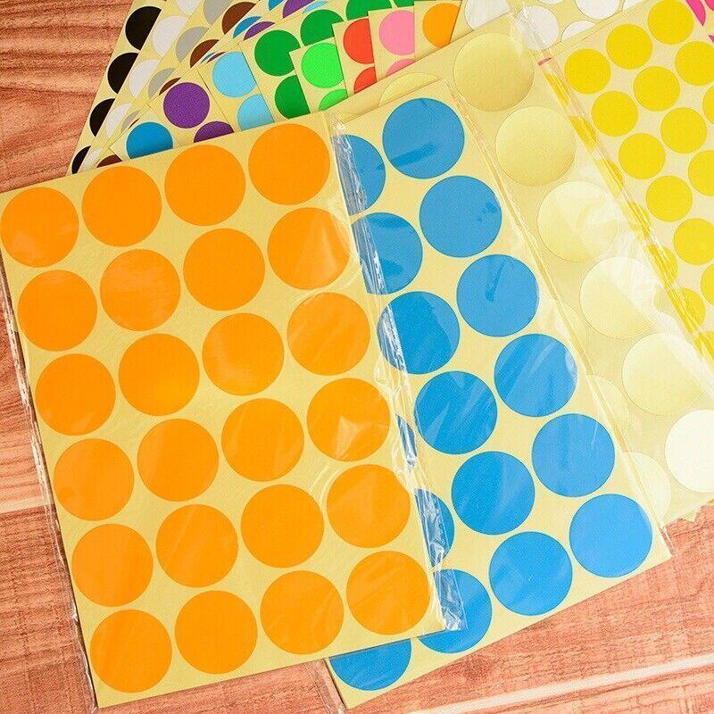 Black Sticker Dots 13mm 132 Dots - Image 5