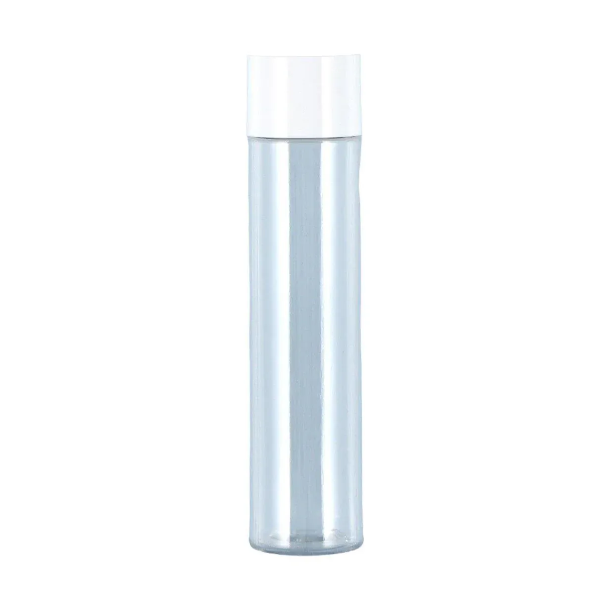 100ml Plastic Toner Lotion Bottle White Lid Transparent