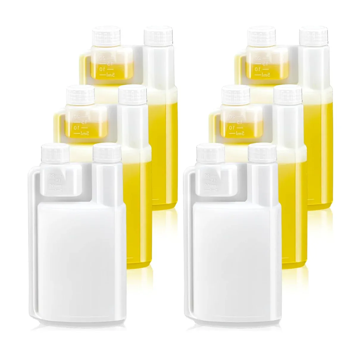 250-1000ml Plastic Twin Chamber Bottle 10Pcs 500ml - Image 10
