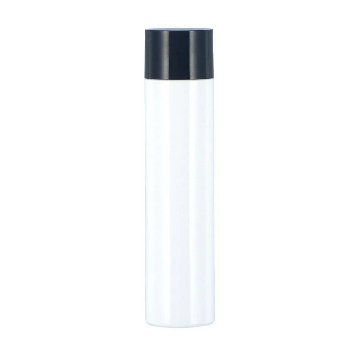 50ml Plastic Toner Lotion Bottle Black Lid White Bottle