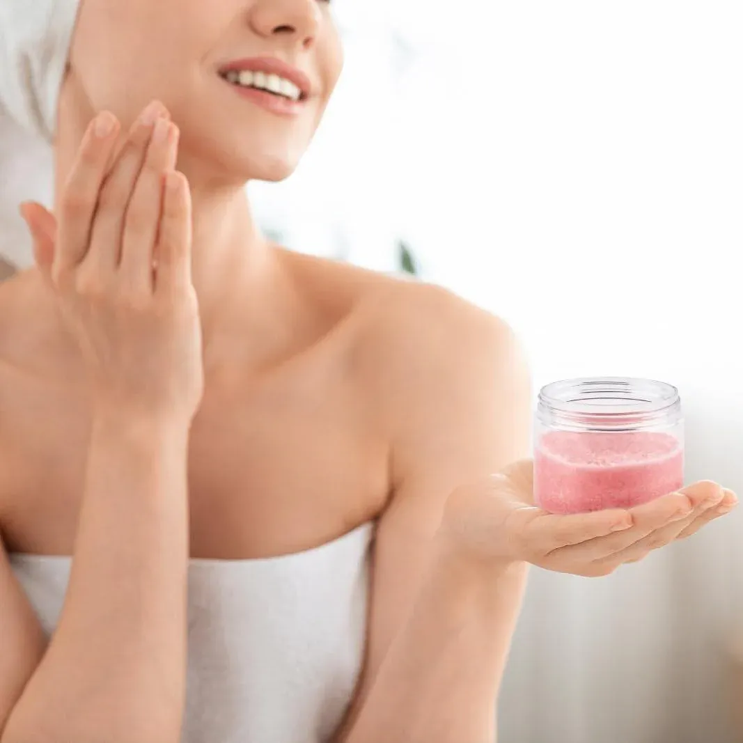 10pcs Transparent Wide Mouth Plastic Jars 80ml - Image 8