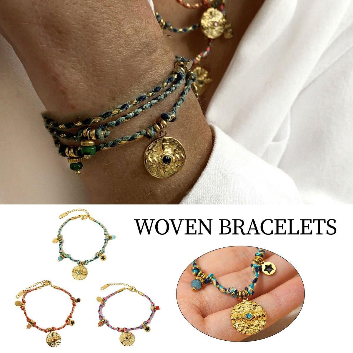 Boho Bracelet Set Pink - Image 2