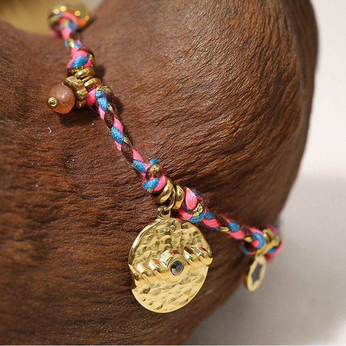 Boho Bracelet Set Pink - Image 8
