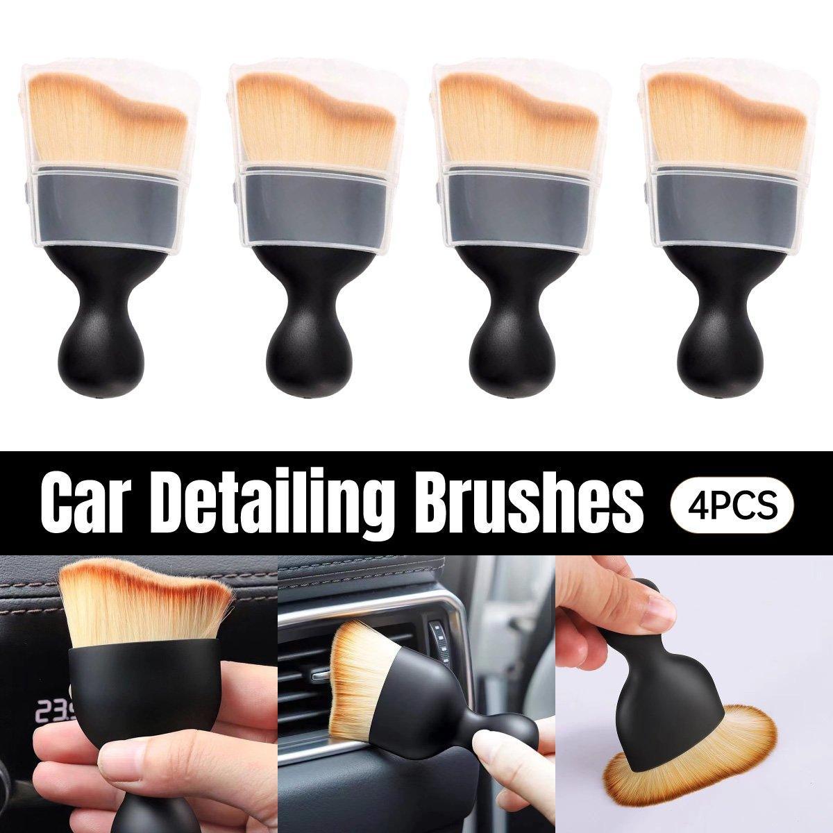 4pcs Car Interior Cleaning Tool Set