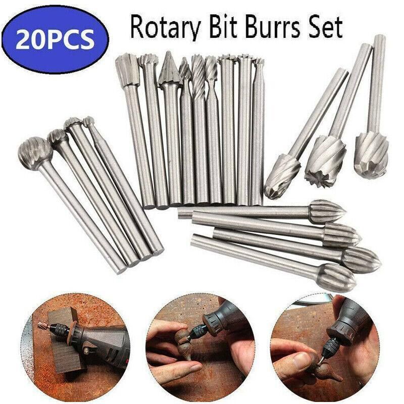 20Pcs Tungsten Steel Carbide Burrs - Image 4