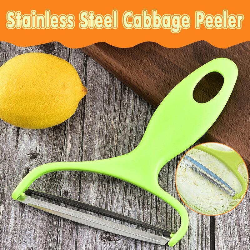 Stainless Steel Cabbage Peeler Wide Blade