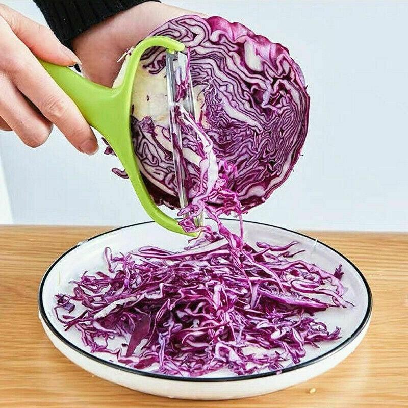 Stainless Steel Cabbage Peeler Wide Blade - Image 5