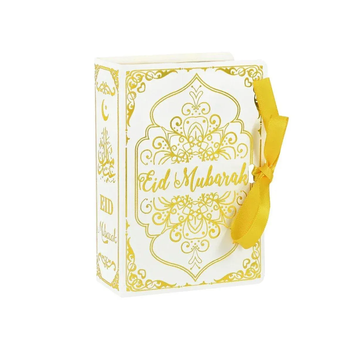 50PCS Moon Stars Wedding Candy Box White