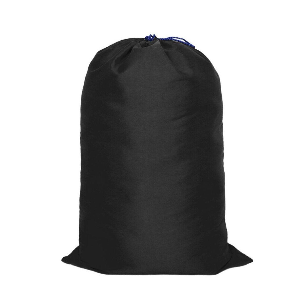Canvas Drawstring Large Bag Green - Image 6