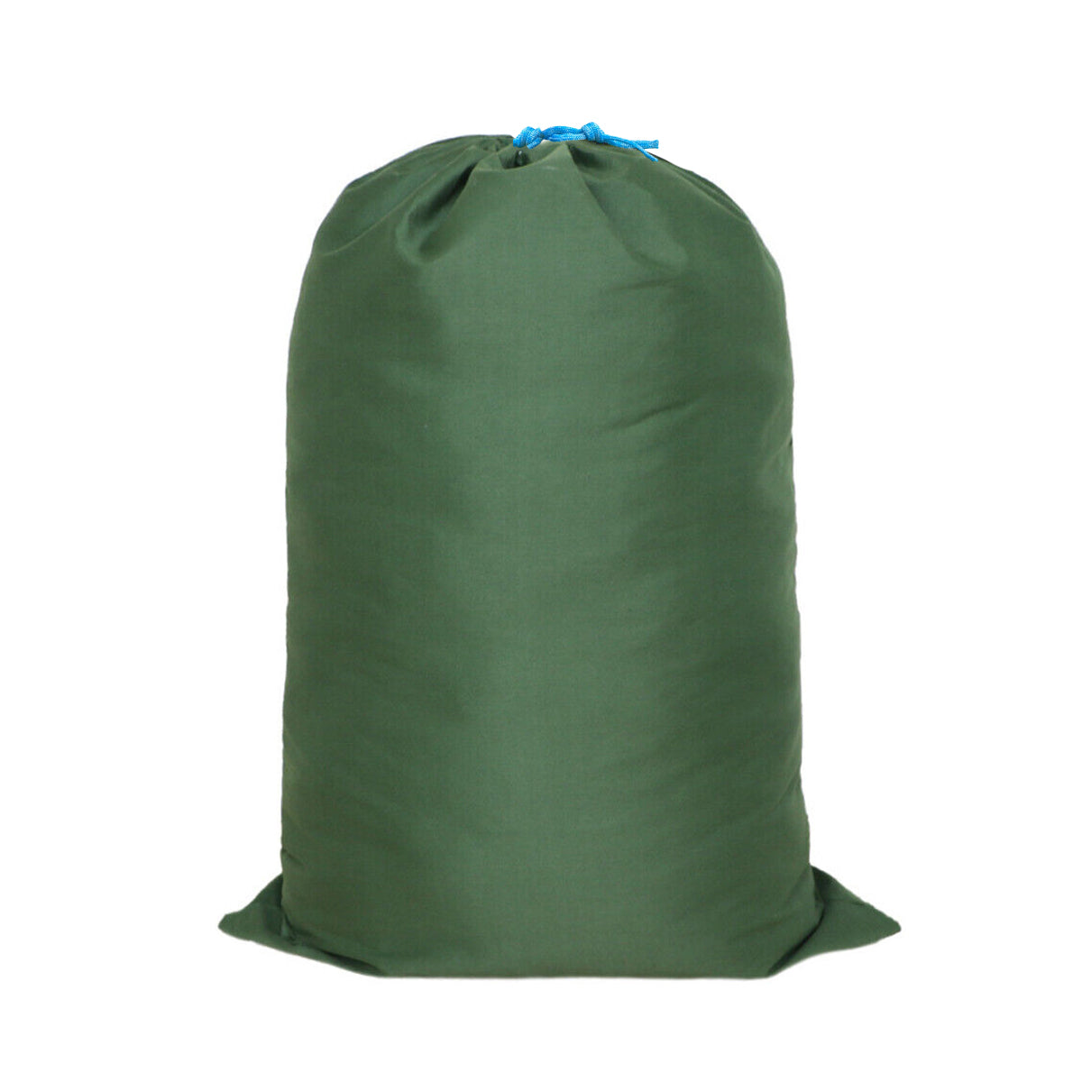 Canvas Drawstring Large Bag White - Image 9