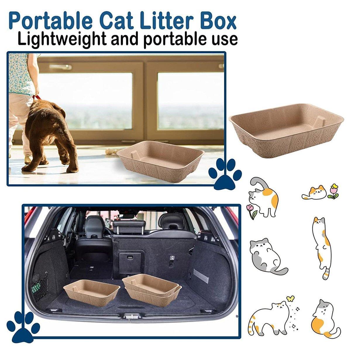 5pcs Disposable Cat Litter Pan - Image 5
