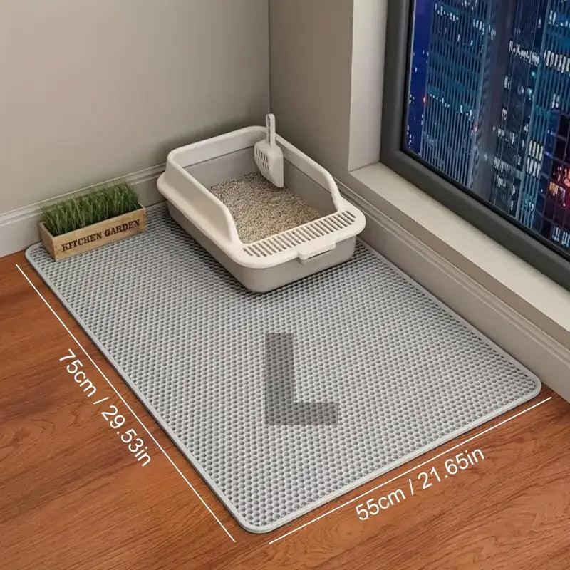 Large Double Layer Litter Mat 90x60cm - Image 4