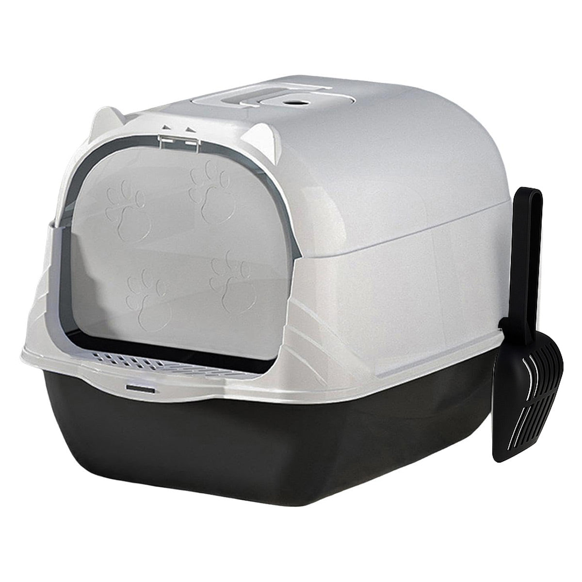 Enclosed Cat Litter Box Purple - Image 8