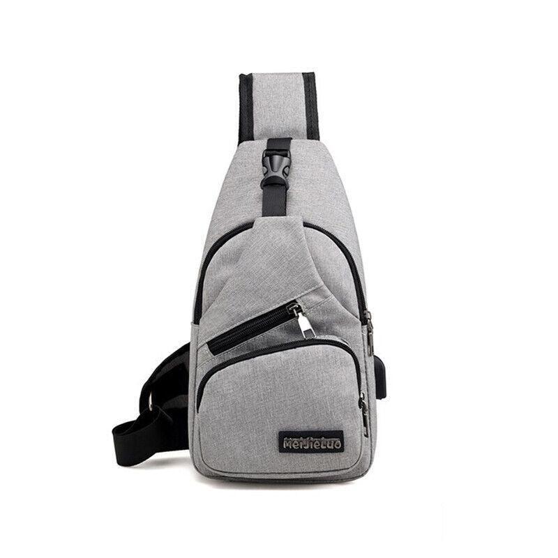 Durable Mens Chest Bag Black - Image 7