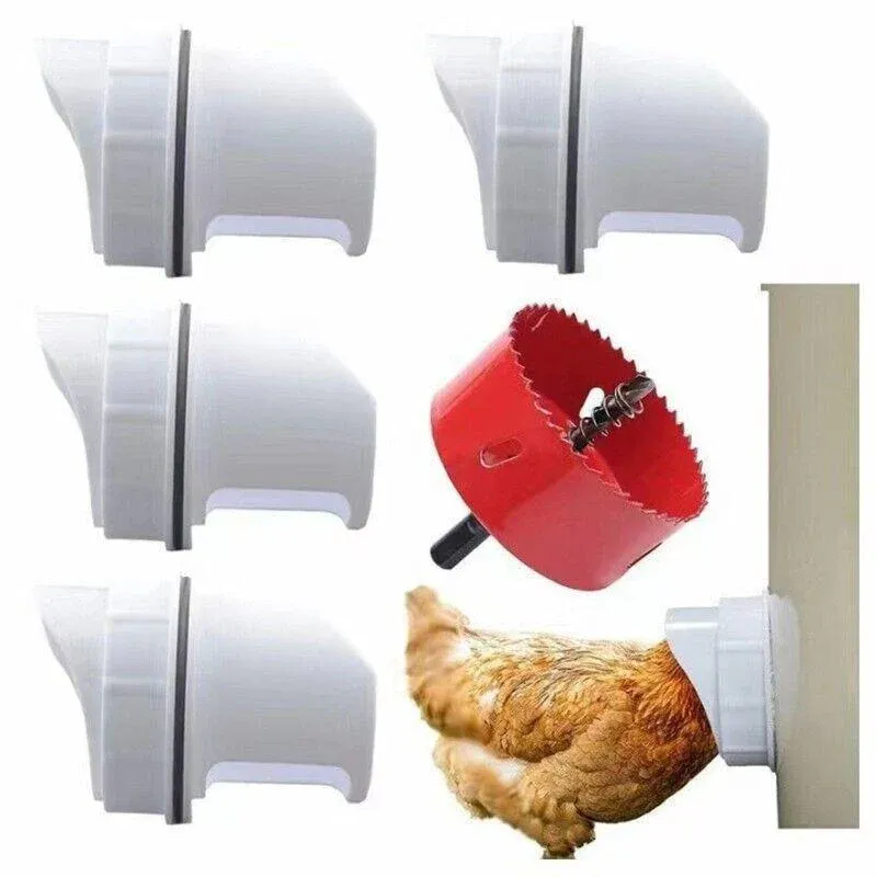 Poultry DIY Port PVC Gravity Feeder 1 PC - Image 4