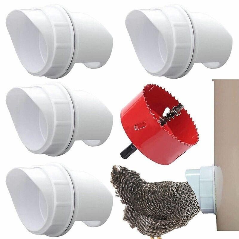 Poultry DIY Port PVC Gravity Feeder 1 PC - Image 11