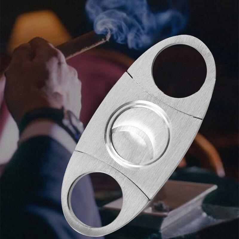 Cigar Cutter Double Blades Stainless Steel - Image 3