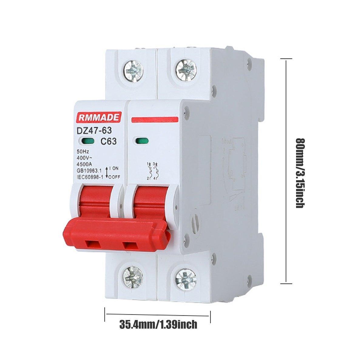 AC Circuit Breaker Solar 2Pole 32A - Image 3