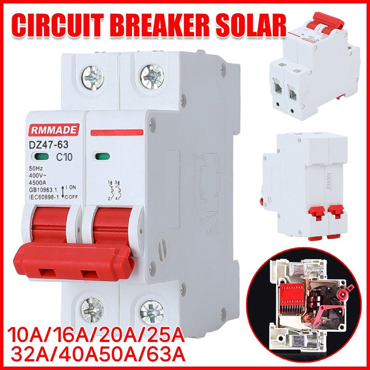 AC Circuit Breaker Solar 2Pole 40A